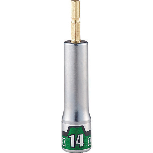 KTC 임팩트 드라이버용 소켓 비트 난공 불락 14mm BZP63-14 1개