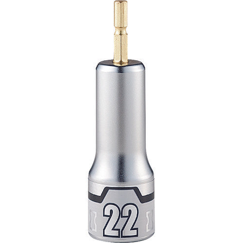 KTC 임팩트 드라이버용 소켓 비트 난공 불락 22mm BZP63-22 1개