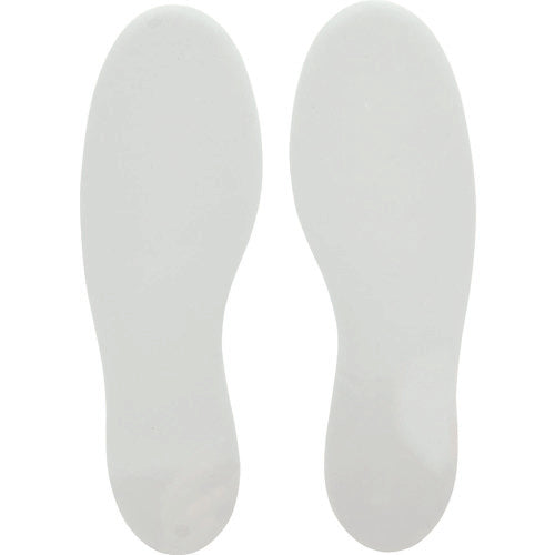 TRUSCO 내구 플로어 사인 발형 화이트 2장(1 시트) DFSF-W 1봉