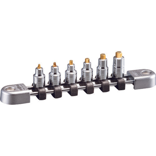 nepros 6.3 sq. stubby hexagon socket set (set of 6) NTBT2SS06A 1 S