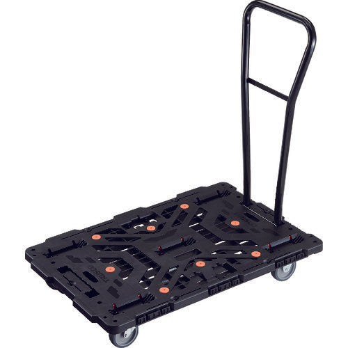 TRUSCCO 연결식 수지제 평대차 비틀 900X600 자재 3륜 탈착식 핸들 부착 BT900J3H-E100 1대