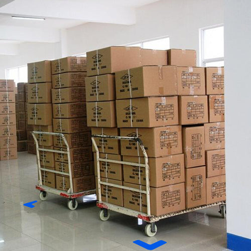 세이프란 고내구 5S 플로어 표시 스티커 L형 10장 세트 150×150mm 파랑 10942 1조