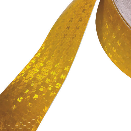 세이프란 고휘도 반사 테이프 황 폭 50mm×50m 14353 1권