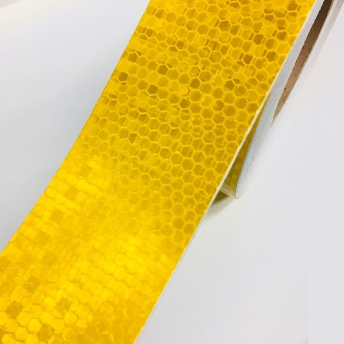 세이프란 고휘도 반사 테이프 황 폭 50mm×50m 14353 1권