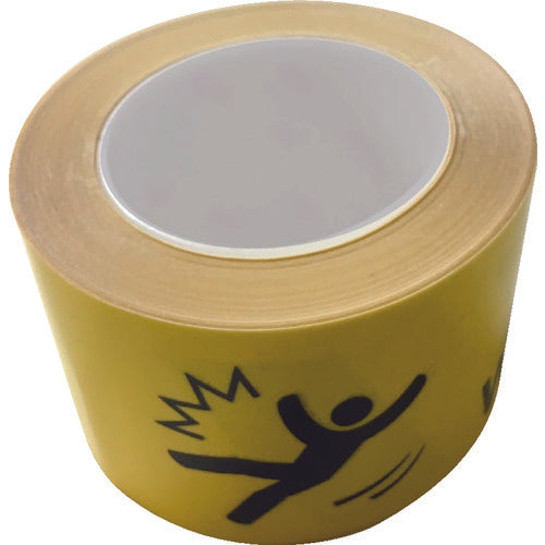 세이프란 내마모 표지 테이프 75mm×22m 발밑 주의 WATCH YOUR STEP J0035 1권