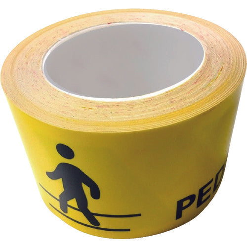 SAFERUN Abrasion Resistant Sign Tape 75mm x 22m PEDESTRIAN WALKWAY J0039 1 Roll