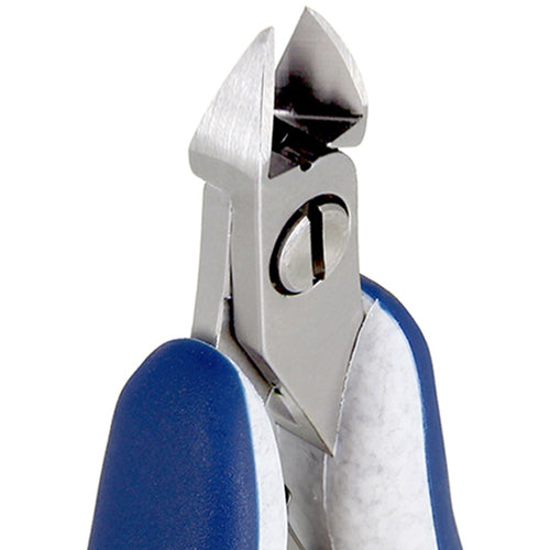 idealtek ESD precision nippers, oval, semi-flush blade, 120 mm, ES5140-CR-BG-IT, 1 piece