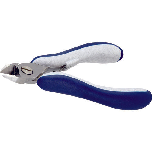 Idealtek ESD Precision Nippers, Oval Round Shape, Extra Large, Flush Blade, 125mm, ES5161L-CR-BGS-IT, 1 Piece