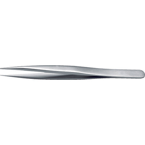 Idealtek Acid-Resistant, Anti-Magnetic Stainless Steel Tweezers, 120mm, Strong Straight Type, 00-SA-0-IT, 1 Piece