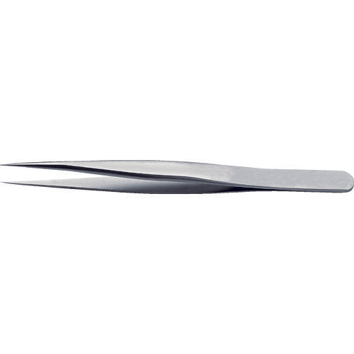 Idealtek Acid-Resistant, Anti-Magnetic Stainless Steel Tweezers, 90mm, Straight Tip Type, 0C9-SA-0-IT, 1 Piece
