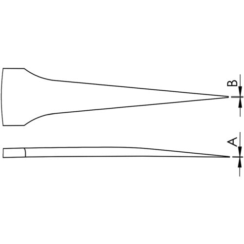 ｉｄｅａｌｔｅｋ　耐酸耐磁ステンレスピンセット　１２０ｍｍ　先尖タイプ　2-SA-0-IT　1 本