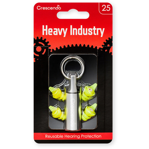 Crescendo Earplugs Noise Absorption Filter Work NRR16dB PR-1601 1S