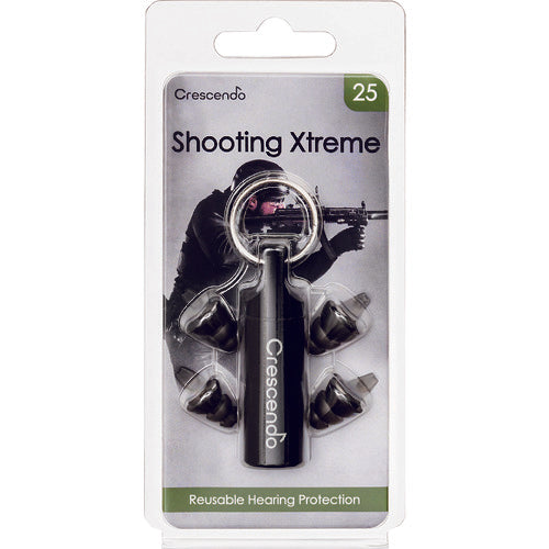 Crescendo Earplugs Noise Absorption Filter Shooting NRR 13dB PR-1846 1 S