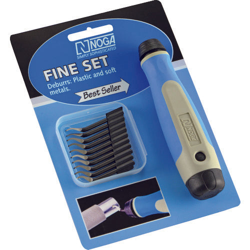 ＮＯＧＡ　バリ取り工具　ノガバー精密Ｓセット（Ｓ１５０ブレード１０本付）　NG8500　1 Ｓ
