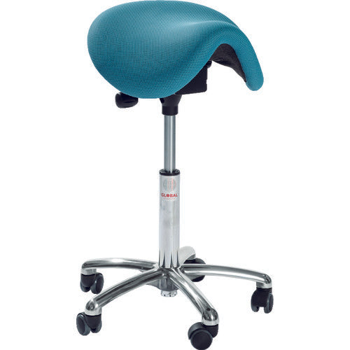 Global DALTON Saddle Chair Blue Seat Height 58-77cm 462074512 1 piece