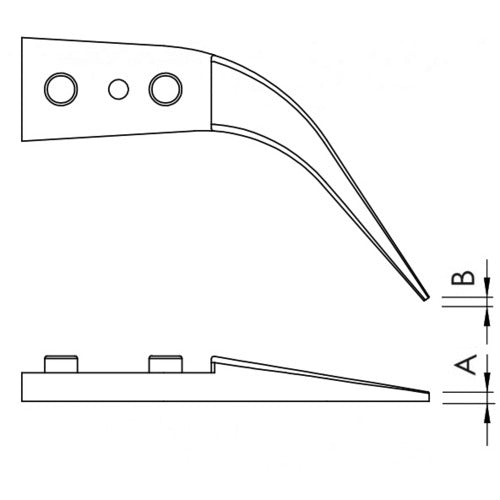 idealtek ESD Tweezers, Tip Replacement Type, 277CFR, 277CFR-SA-1-IT, 1 Piece