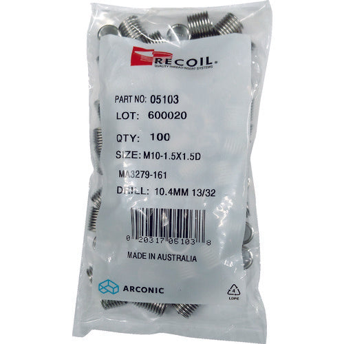 리코일 인서트 나사 리코일 SUS304 적용 볼트 나사：M14-2.00×1D(100개들이) 05142 1봉