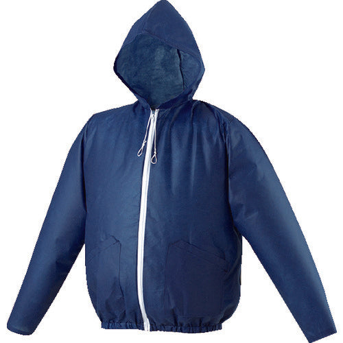 空調服　使い切り空調服［［Ｒ上］］　ウェアのみ　ネイビー　Ｌ　AZW3190-C03-S3　1 着