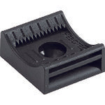 HEBOTEC Hook and Loop Band 20mm Width Base Fixing Device Cable Diameter 8-35mm M4/M5 Screw Fastening 10 Pieces 3011-004 1 Bag