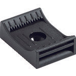 HEBOTEC Hook and Loop Band 20mm Width Base Fixing Tool Cable Diameter 10-60mm M4/M5 Screw Fastening 10 Pieces 3011-006 1 Bag