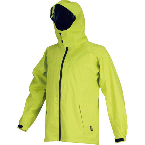 ＴＲＵＳＣＯ　【在庫限り】フードが回るストレッチレインスーツ　ツバつき　ライム　Ｓ　NRSR-LM-S　1 着