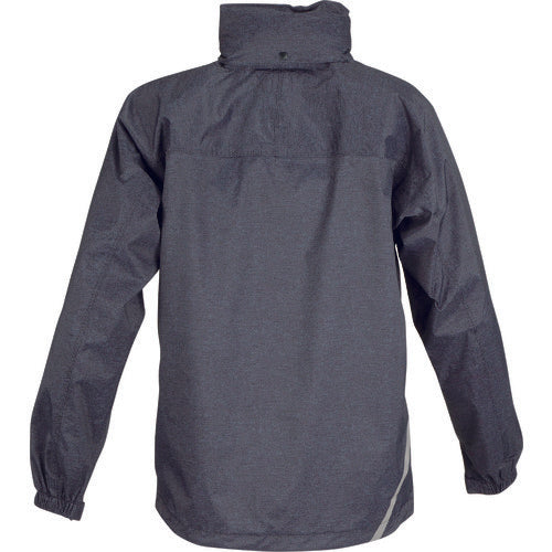 TRUSCCO 【재고 한계】 후드가 돌리는 스트레치 레인 슈트 츠바 붙어 멜란지 네이비 3 L NRSR-NV-3 L 1 착용