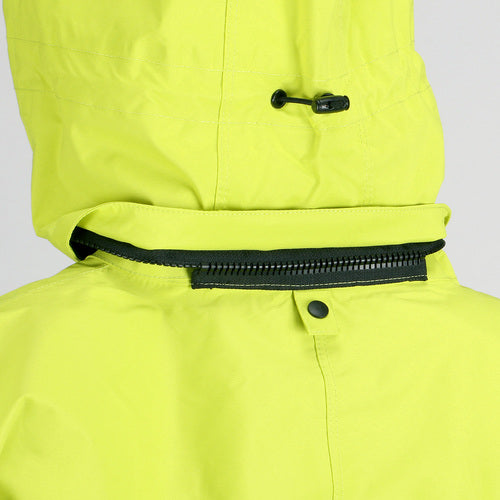 TRUSCCO 【재고 한계】 후드가 돌리는 스트레치 레인 슈트 츠바 붙어 멜란지 네이비 3 L NRSR-NV-3 L 1 착용