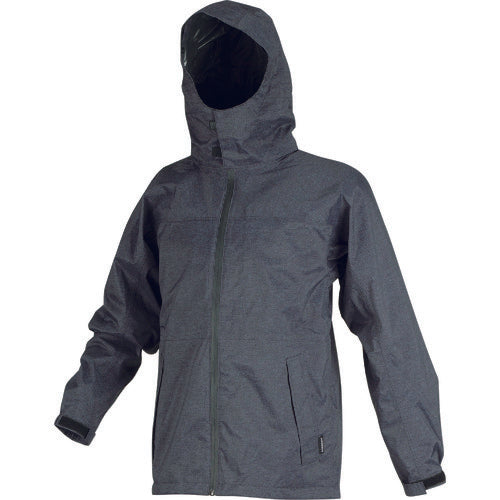 TRUSCO 【재고 한계】 후드가 돌리는 스트레치 레인 슈트 츠바 붙어 멜란지 네이비 L NRSR-NV-L 1 착용