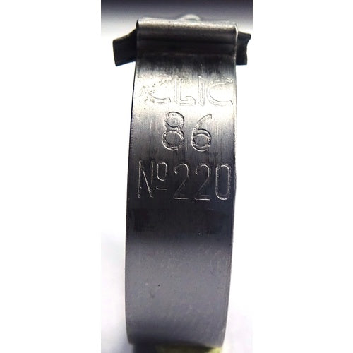 ＣＡＩＬＬＡＵ　ホースクランプ　ＣＬＩＣ　締付径２２．５〜２４ｍｍ　312000220B　1 袋