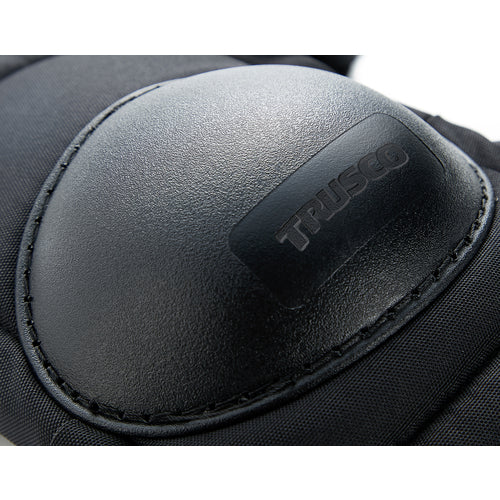 TRUSCCO 무릎 패드 버클 타입 양발 2개 세트 블랙 KPBT-BK 1조