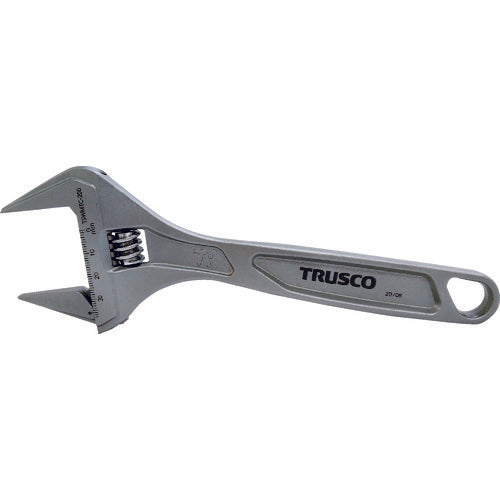 TRUSCO 슈퍼 와이드 티타늄 합금제 원숭이 렌치 200mm 38mm TSWMTC-200 1 쵸