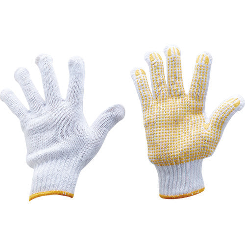 TRUSCO Blended Anti-Slip Gloves, Finger Reinforcement Knit Type, 10 Pairs, Free Size, SKG10G-10, 1 Pair