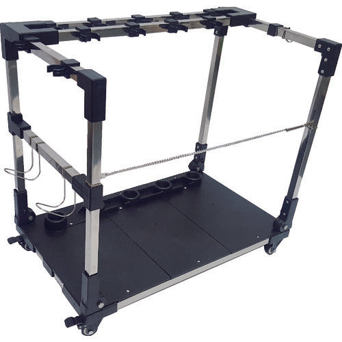 TRUSCO [Sold out and discontinued] Folding cleaning tool storage rack, small, TCTS-650, 1 unit