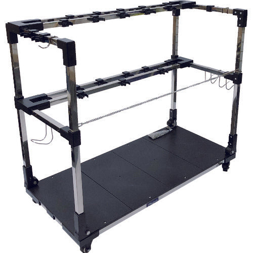 TRUSCO [Sold out and discontinued] Folding cleaning tool storage rack, large, TCTS-860, 1 unit