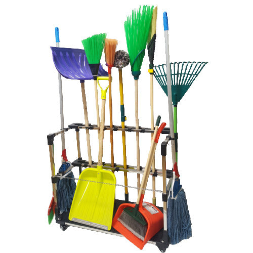 TRUSCO [Sold out and discontinued] Folding cleaning tool storage rack, large, TCTS-860, 1 unit