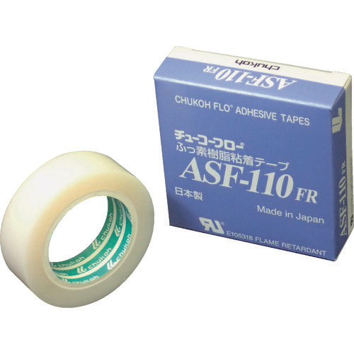 츄코 플로우 불소 수지 필름 점착 테이프 ASF-110FR 0.23t×19w×5m ASF110FR23X19X5 1권