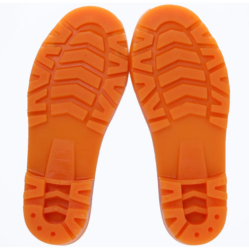 TRUSCO 철 선심 입 PVC 내유 장화 28.0 CM 화이트 ORSB280-W 1 다리