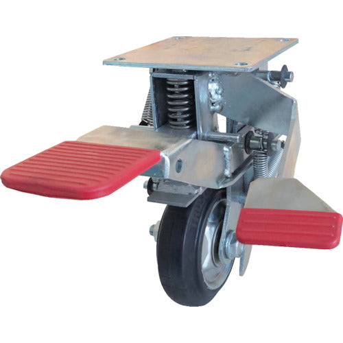 TRUSCO Cart Stopper with Forward Assist Mechanism for 150Φ ASST-150 1 pc