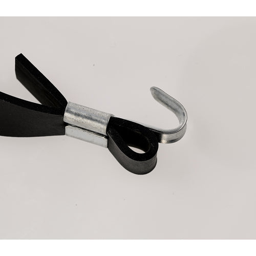 ＴＲＵＳＣＯ　ゴムロープ　フック、Ｄカン金具付き　幅２０ｍｍＸ長さ３．０ｍ　１本　GR-2030AD1　1 本