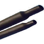 ＴＲＵＳＣＯ　耐熱２００℃収縮チューブ　収縮前内径４．８ｍｍ　長さ１ｍ　VC-4.8　1 本