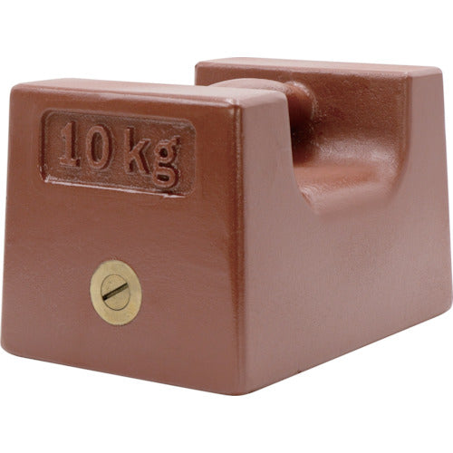 TRUSCO M1급 주철제 베개형 분동 10kg M1RW-10KG 1개