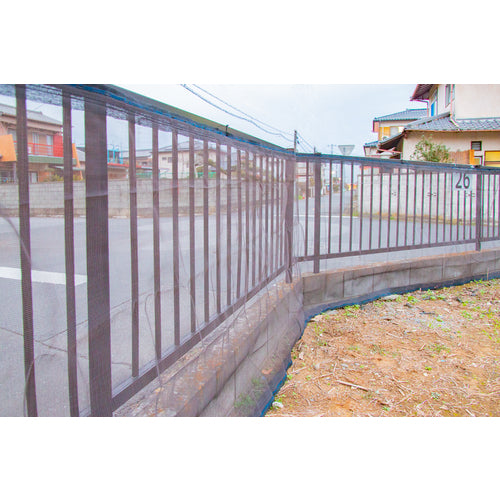 ＴＲＵＳＣＯ　景観保護防風ネット　目合い４ｍｍ目　幅１Ｘ長さ５ｍ　ブラウン　WN415　1 巻