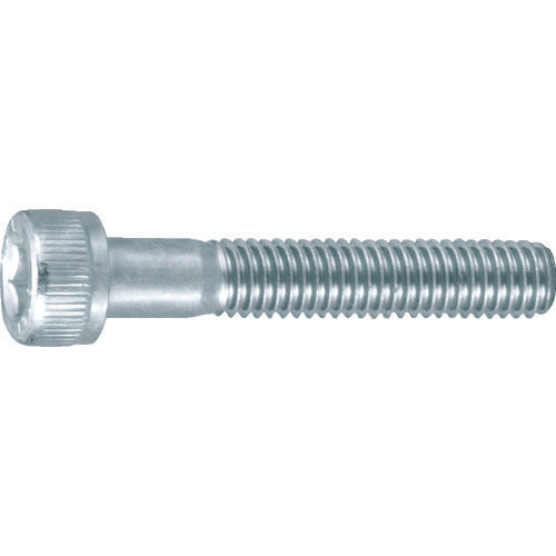 ＴＲＵＳＣＯ　六角穴付ボルト　三価白　半ネジ　Ｍ１２×５５　４本入　／キャップボルト（ＣＡＰ）　B730-1255　1 PK