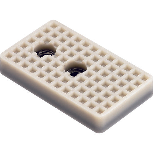 Einz Contact Plate, Square, White, 2 Holes, for Mini Cylinders CPL-061 1 pc