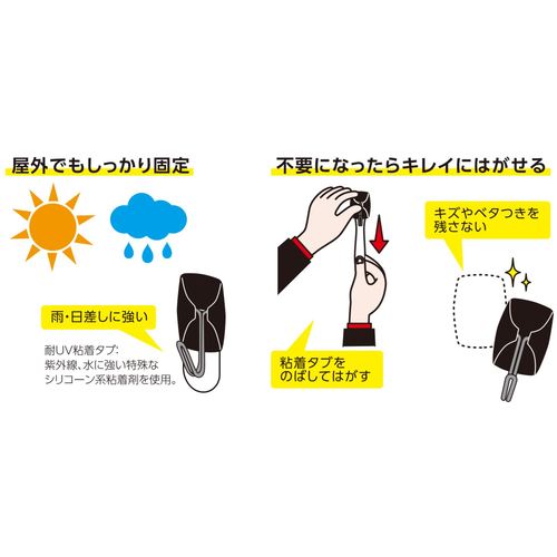 ３Ｍ　コマンド　フック　屋外用　ツールフック　Ｓサイズ　CMO-20　1 PK