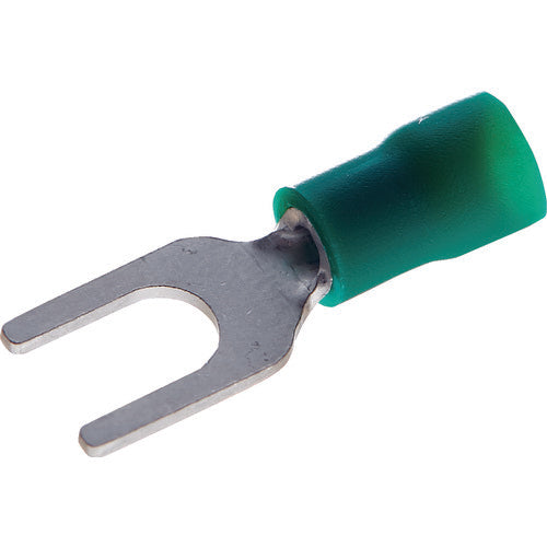 TRUSCO Insulated Crimp Terminal, Expanded Tube Type, Y-Shaped, 100 Pieces, TBVF5.5-6-G, 1 Box