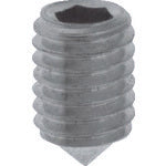 TRUSCO Hexagonal Socket Set Screw, Pointed Tip, Stainless Steel, M4 x 6, 22 Pieces, Y301-0406, 1 PK