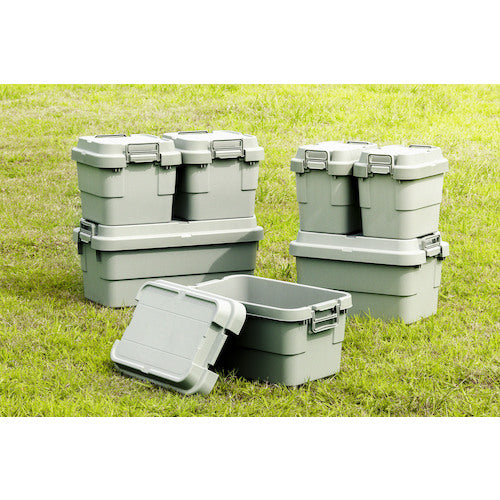 TRUSCO 트렁크 카고 플랫 천판 사양 50L 그레이 GYCF-50 1대