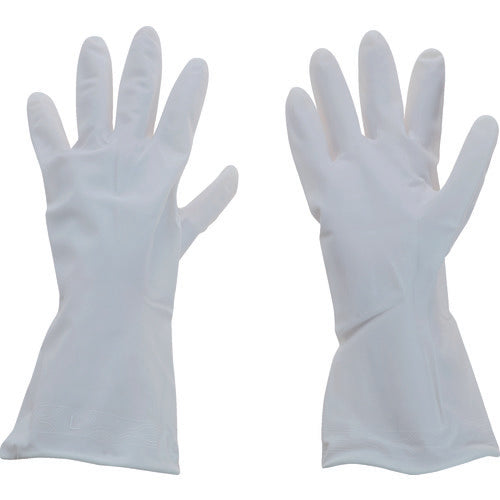 TRUSCO [Sold out and discontinued] Thin PVC gloves, white, L, PVCTG025-L, 1 pair