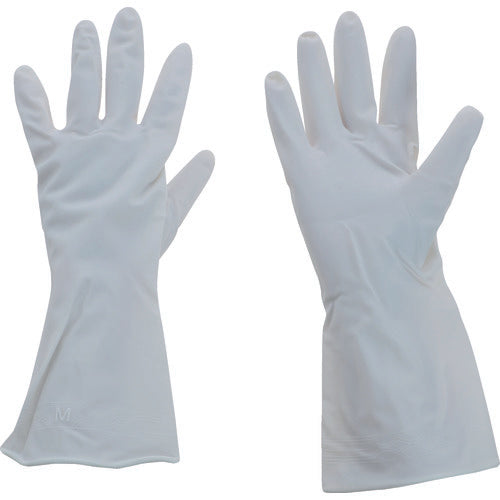 TRUSCO [Sold out and discontinued] Thin PVC gloves, white, M, PVCTG025-M, 1 pair